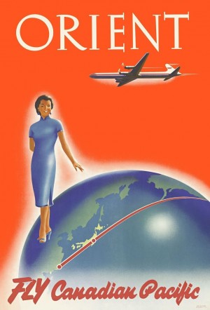 Fly Canadian Pacific Orient poster